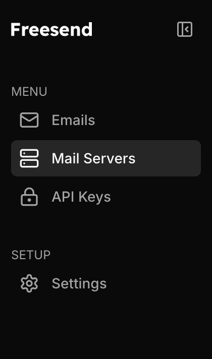 Mail Server Navigation